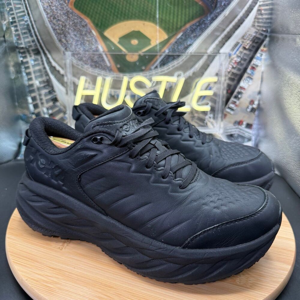 HOKA Bondi SR Running Shoes Black/Black Women’s Size 9.5D (Wide)
